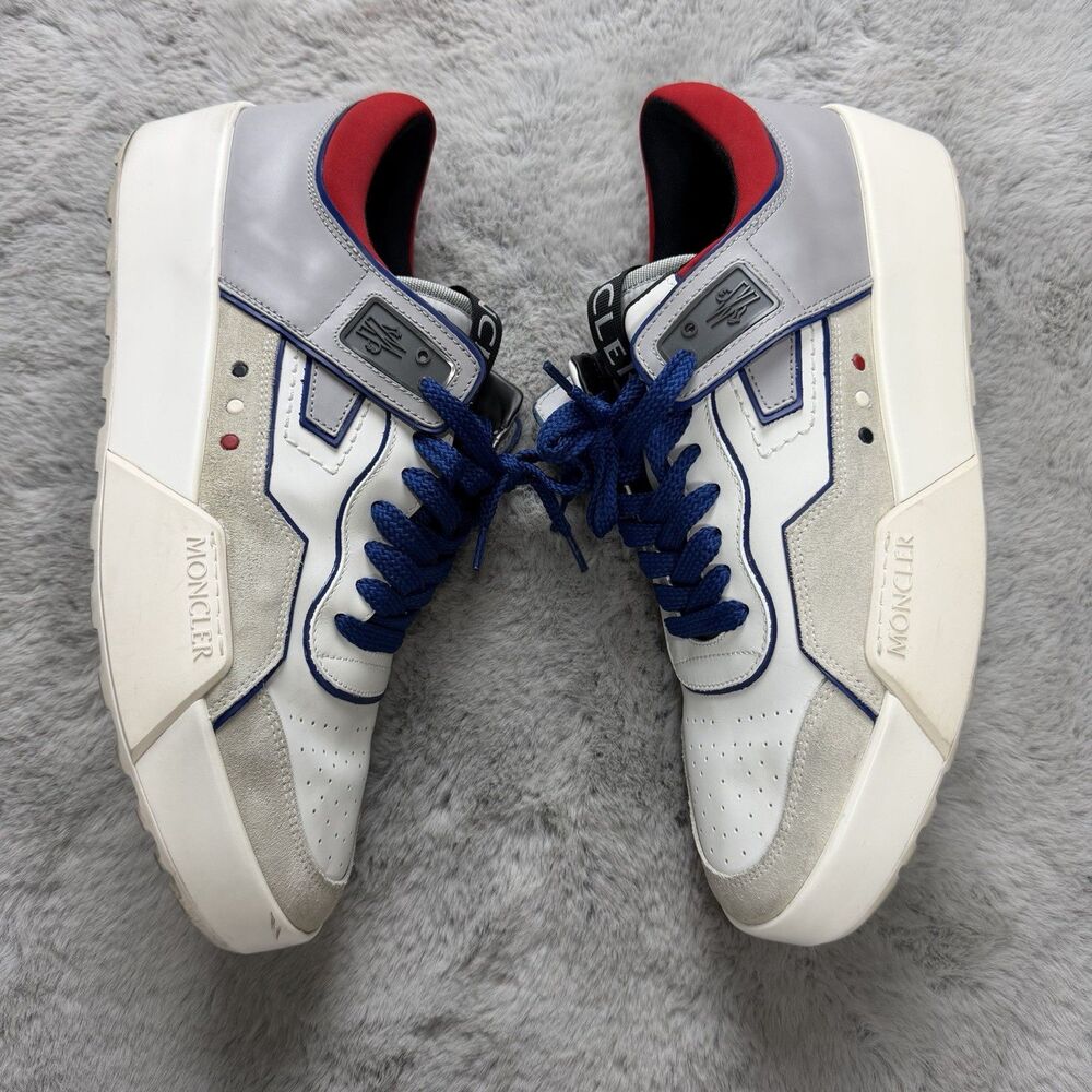 Moncler Promyx Space Low-top Trainers White Sneakers  Size 45 Mens 11